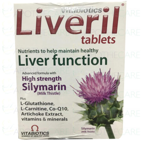 Liveril Tabs High Strength Silymarin Vitamins & Amino acids Tabs