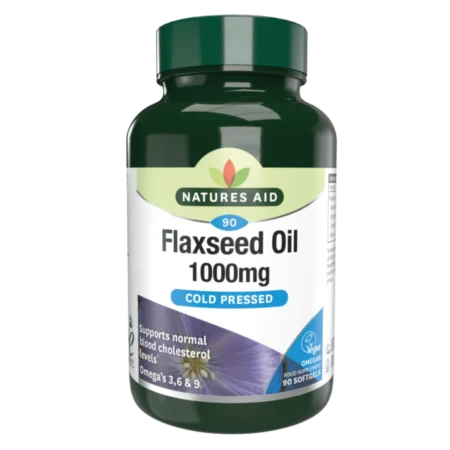 NATURES AID FLAXSEED OIL 1000MG Vegan 90S