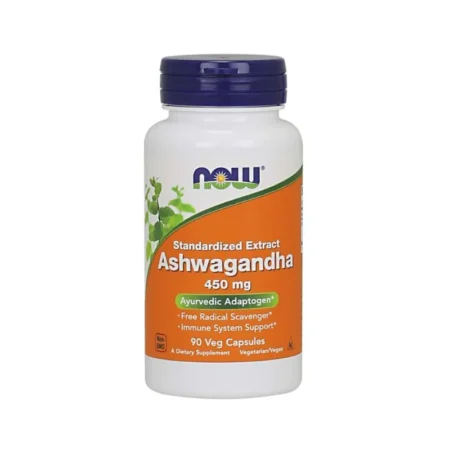 NOW Ashwagandha 450 mg 90 Vegetarian Capsules