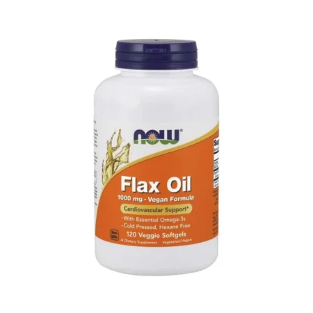 NOW Flax Seed Oil 1000 mg V Caps 120s