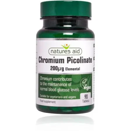 Natures Aid Chromium Picolinate Tabs 90s