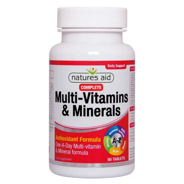 Natures Aid Complete Vitamins & Minerals Tablets 90s