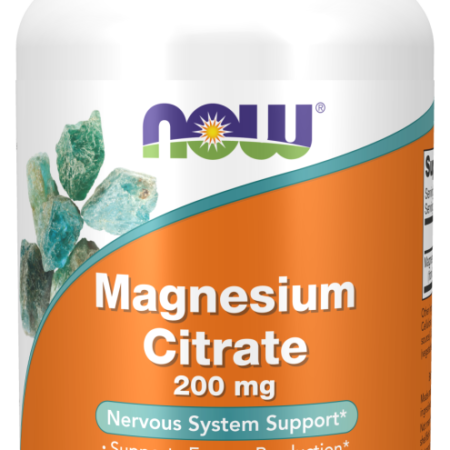 NOW Magnesium Citrate 200mg 100s