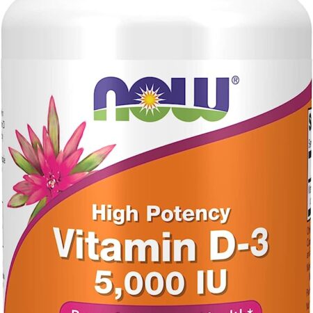 NOW Vitamin D3 5000 iu 120's