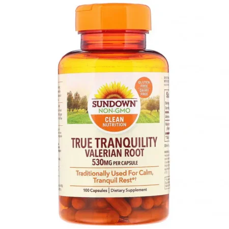 Sundown Naturals Valerian Root 530mg, caps 100s