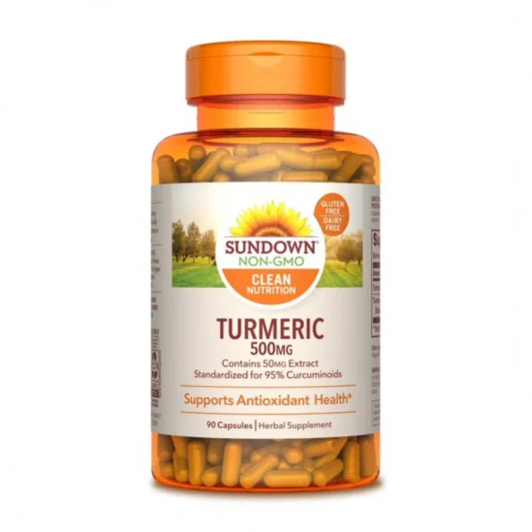 Sundown Turmeric 500mg Capsules 90’s