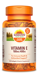 Sundown Vitamin E 400IU Softgels 100s