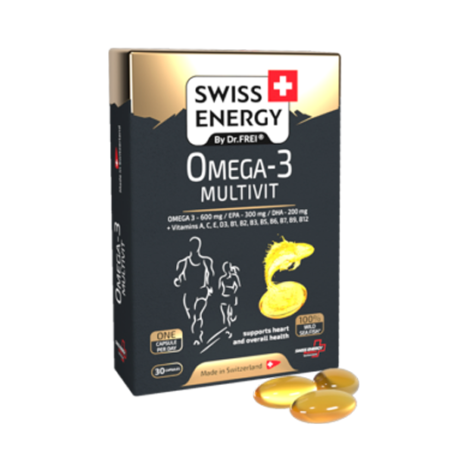Swiss Energy Omega-3 Multivit 30S