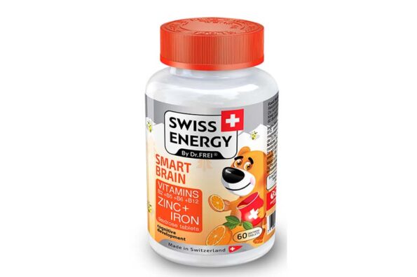 Swiss Energy Smart Brain Kids Dextrose Tabs 60S
