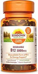 Sundown B12 5000 MCG Sublingual Tabs 90s