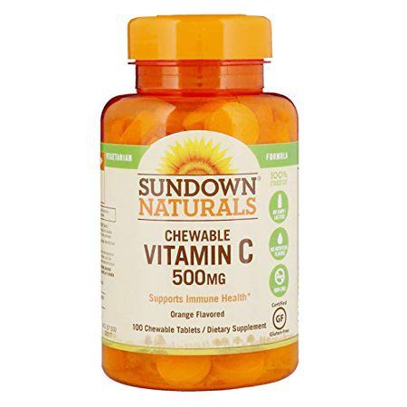 Sundow Vitamin C 500 mg chew Tabs 100
