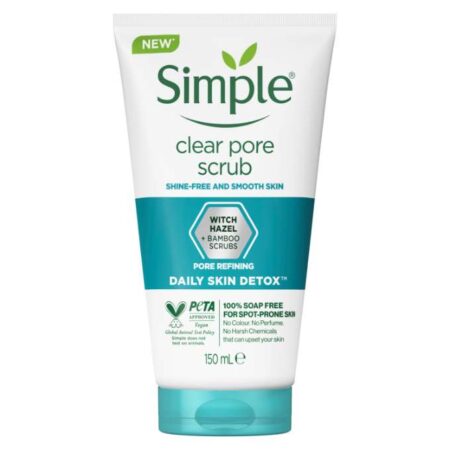 Simple Daily Skin Detox Polishing Face Scrub 150Ml