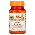 Sundown Vitamin B12 6000Mcg Microlozenges 60s