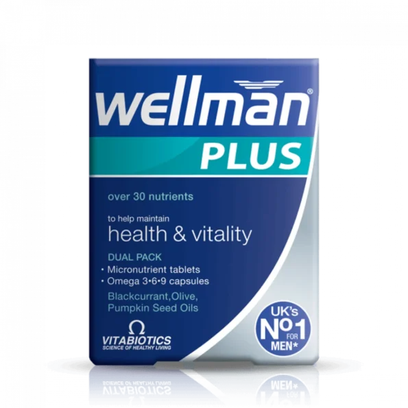 Wellman Plus Omega 3-6-9 56 Tablets/Capsules