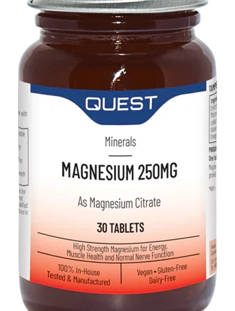 Quest Magnesium Citrate 250mg Tabs 30's