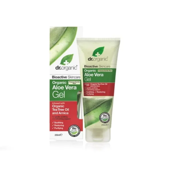 Dr Organic Aloe Vera Gel with Tea Tree 200ml