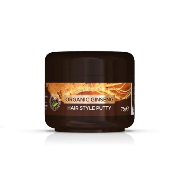 Dr Organic Ginseng Mens Hair Style Putty 75g