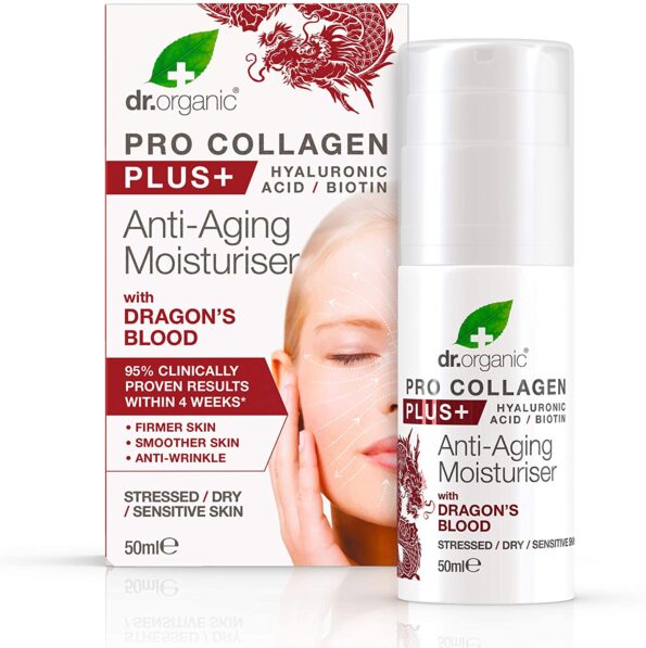 Dr Organic Pro Collagen Ha Biotin + Dragon Blood 50Ml