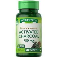 Natures Truth Activated Charcoal 780Mg Caps 90S